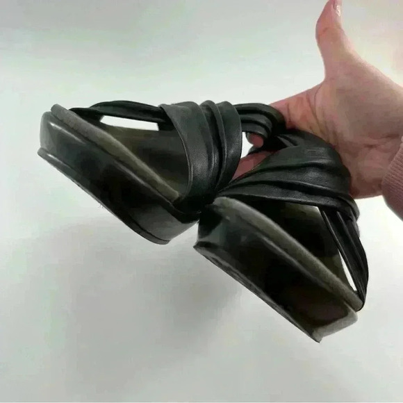 Dansko Avalon size 38 7.5-8 black leather wedge platforms comfort orthopedic - Picture 12 of 16